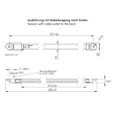 LED 3. Bremsleuchte PRO-STRIPE ECE II 12 Volt