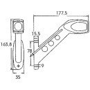 LED Umrissleuchte mit EasyCon-Stecker rechts