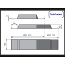 TankProtect Tankgeberschutz 510-710mm Universal