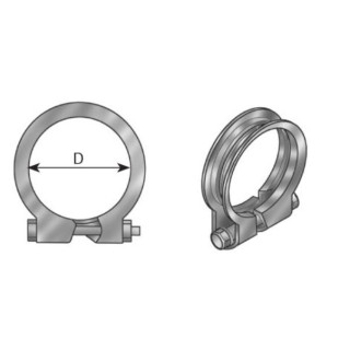 Schelle Abgasrohr passend für Renault Premium Midlum 91 - 96 mm