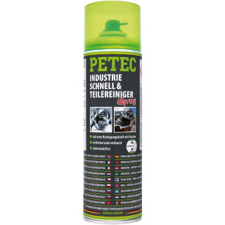 PETEC Industrie-, Schnell- & Teilereiniger Spray, Aceton, 500ML