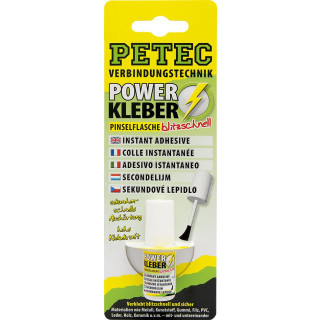 PETEC Power Kleber Pinselflasche, 4 G, SB-Karte