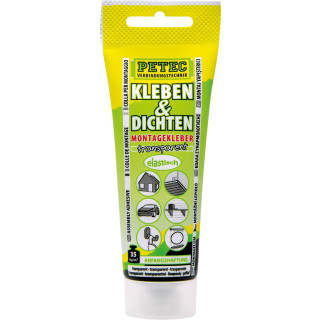 PETEC Kleben & Dichten Ecoline, transparent, 80ML