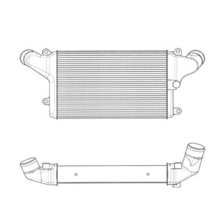 Ladeluftkühler passend für MITSUBISHI Canter FB83 05-  - NRF 30776