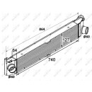 Ladeluftkühler passend für PEUGEOT Boxer 2.2D 06- NRF 30798