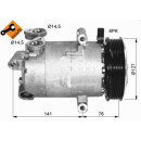 Kompressor, mit PAG Kompressoröl, EASY FIT passend für PEUGEOT Boxer 2.2D 06- NRF 32411