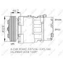 Kompressor, mit PAG Kompressoröl, EASY FIT passend für VW Transporter 2.5D 91- NRF 32489