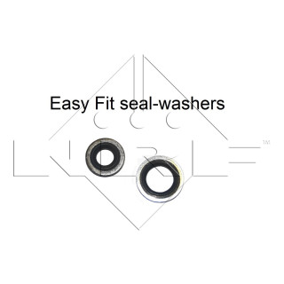 Kondensator, mit Trockner, EASY FIT passend für FIAT Doblo 1.6D 10- NRF 35940