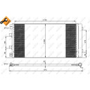 Kondensator, mit Trockner, EASY FIT passend für RENAULT Master 2.3D 10- NRF 35972