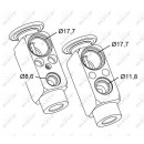 Expansionsventil passend für DAF CF 75 01- NRF 38478