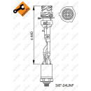 Druckschalter, EASY FIT passend für MERCEDES TRUCKS Actros 03- NRF 38950