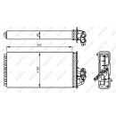 Wärmetauscher, Innenraumheizung, ohne Rohr, EASY FIT passend für MERCEDES Vito 2.2D 96- NRF 54297