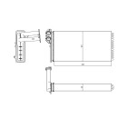 Wärmetauscher, Innenraumheizung, EASY FIT passend für VW LT 2.5D 96- NRF 54320