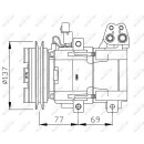 Kompressor passend für HYUNDAI H1 97-  - NRF 32115G