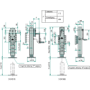 Spindelstütze 230376 Typ S/DK870 ohne Gegenplatte