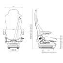 Bus-Fahrersitz GRAMMER Linea / Toruea Typ MSG 90.6P RE/LI